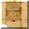 Addressee side of 1793 document, made to a Peter Brink - click for larger view