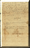 Page 2 of a letter written in 1791 - click for larger view