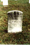 Headstone of John Evans - click for larger view