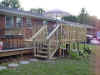 Left front view of the new deck - click for larger view