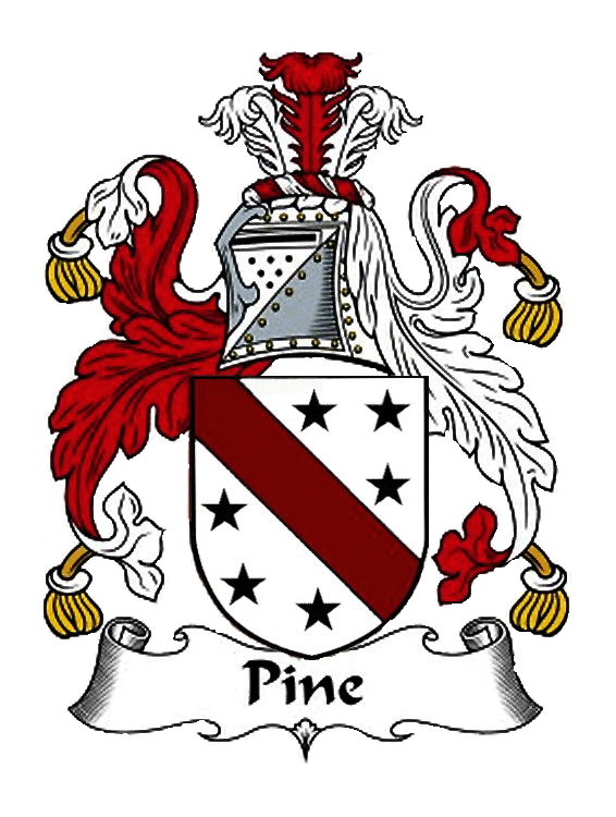 Pine Family Coat of Arms - Click for larger view