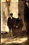 William Gittins & cousin Dave, taken in 1910 (or 11).  Courtesy of Carol Grebe